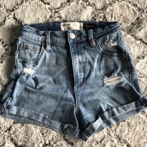 Garage High Waisted Jean Shorts